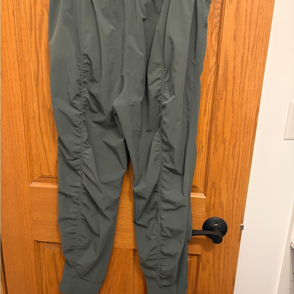 Athleta Olive Green Track Pants - Picture 2 of 2